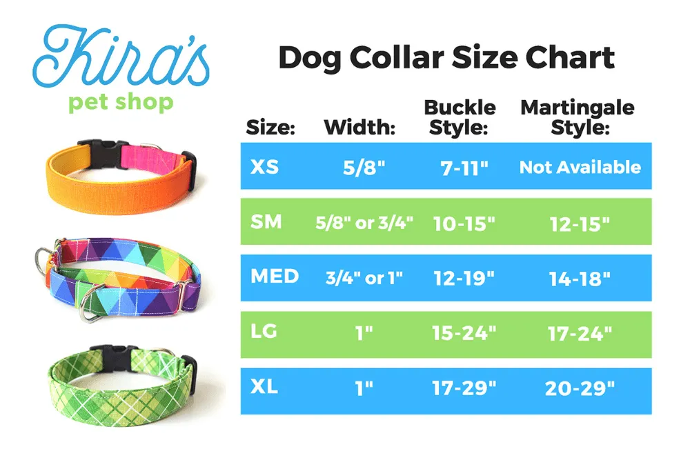 Autumn Leaves Dog Collar