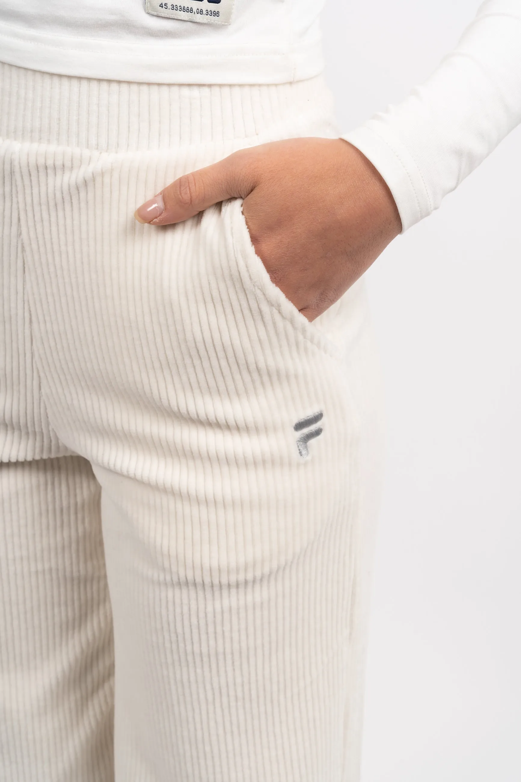 Camerino High Waist Pants - Egret