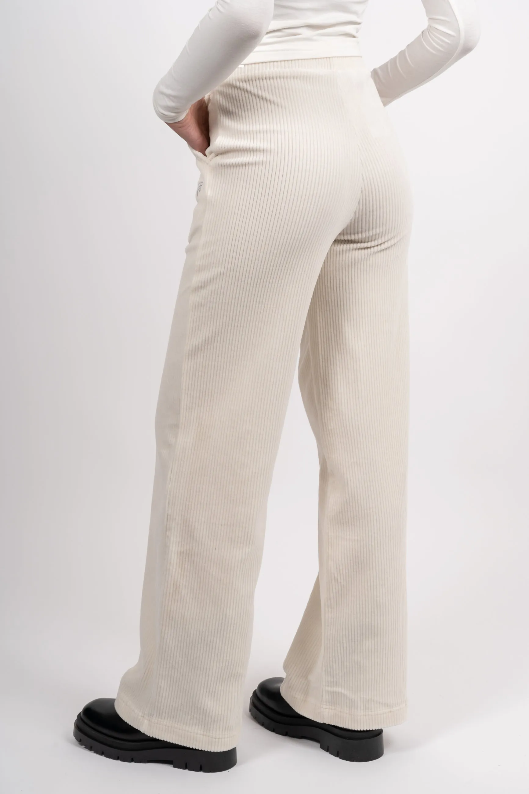 Camerino High Waist Pants - Egret