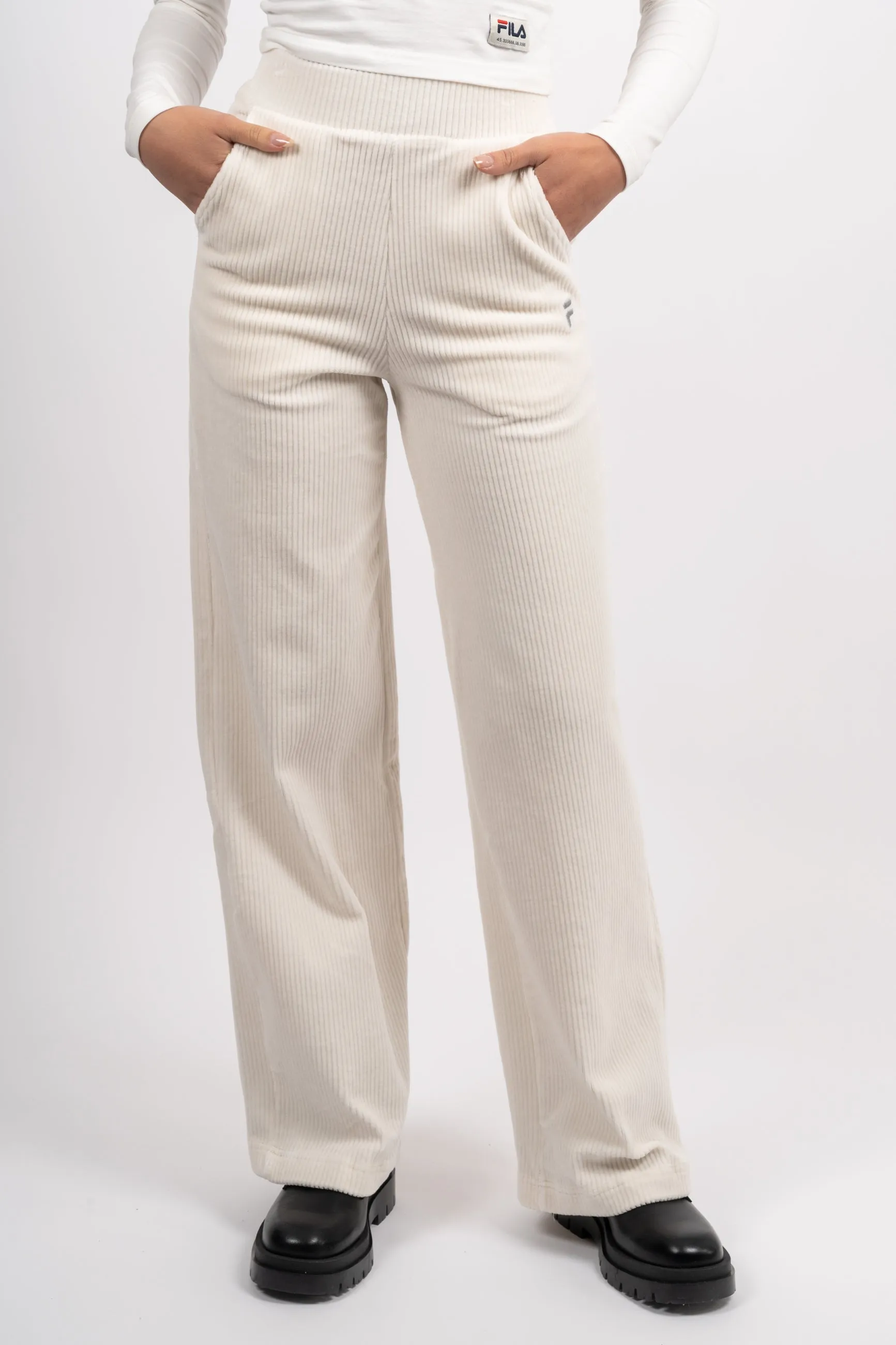 Camerino High Waist Pants - Egret