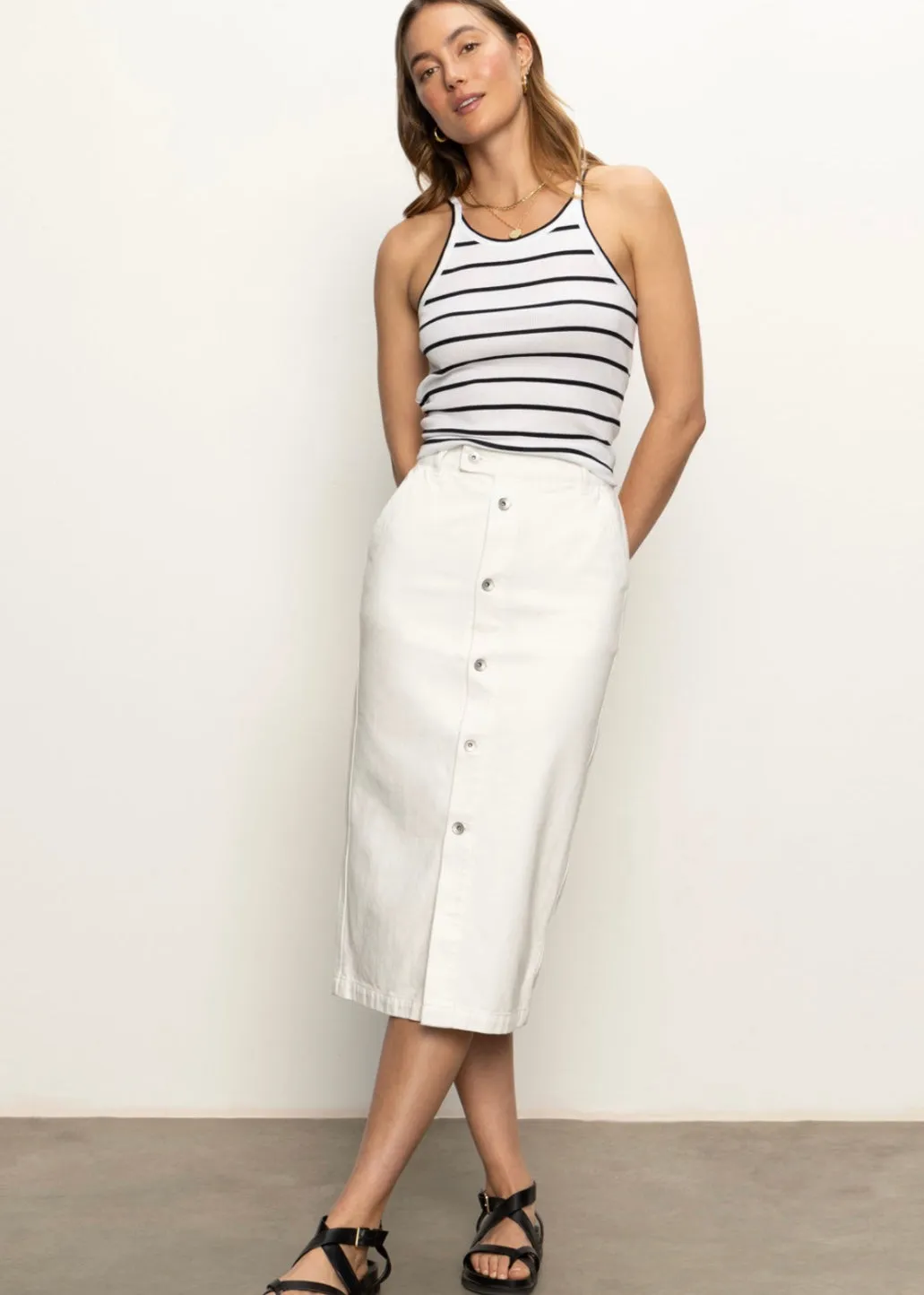 Carrier Denim Skirt