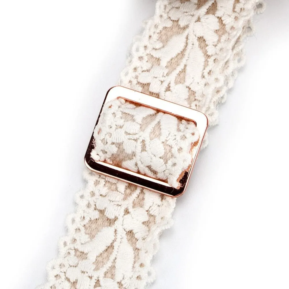 DIVA Pet - Elegant Lace Collar And Leash Set