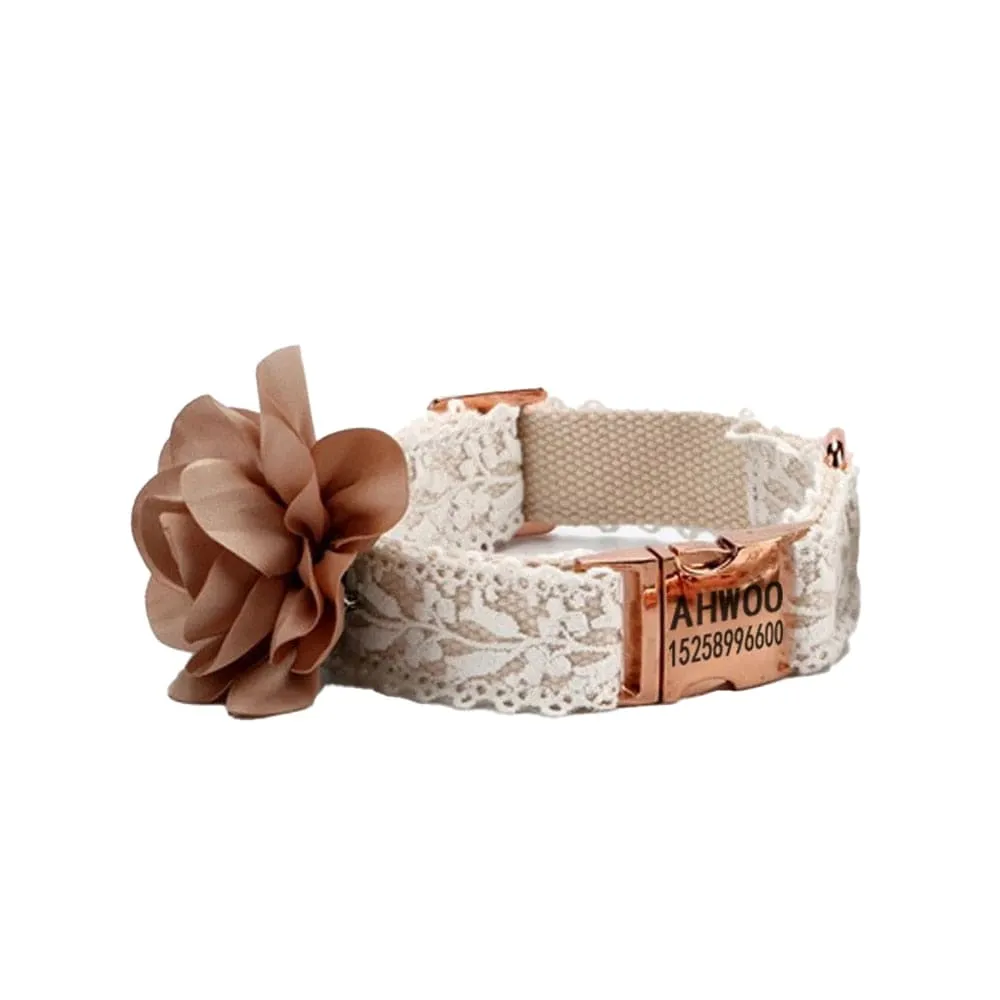 DIVA Pet - Elegant Lace Collar And Leash Set