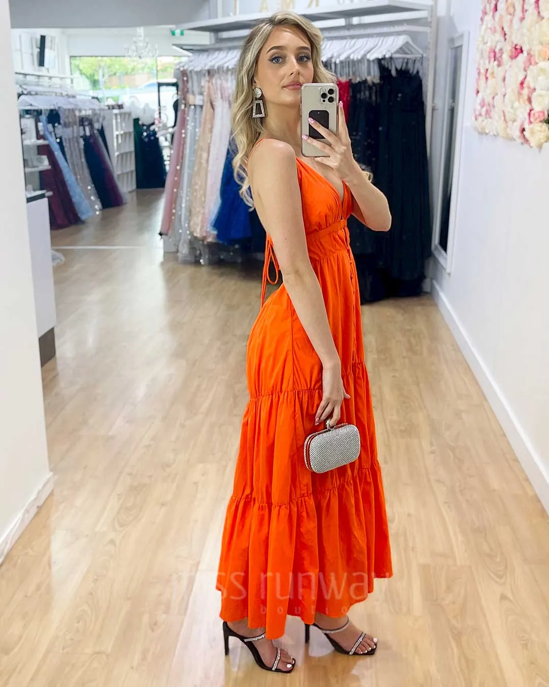 Gabby Maxi Dress - Orange