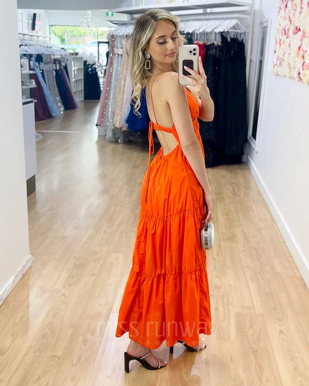 Gabby Maxi Dress - Orange