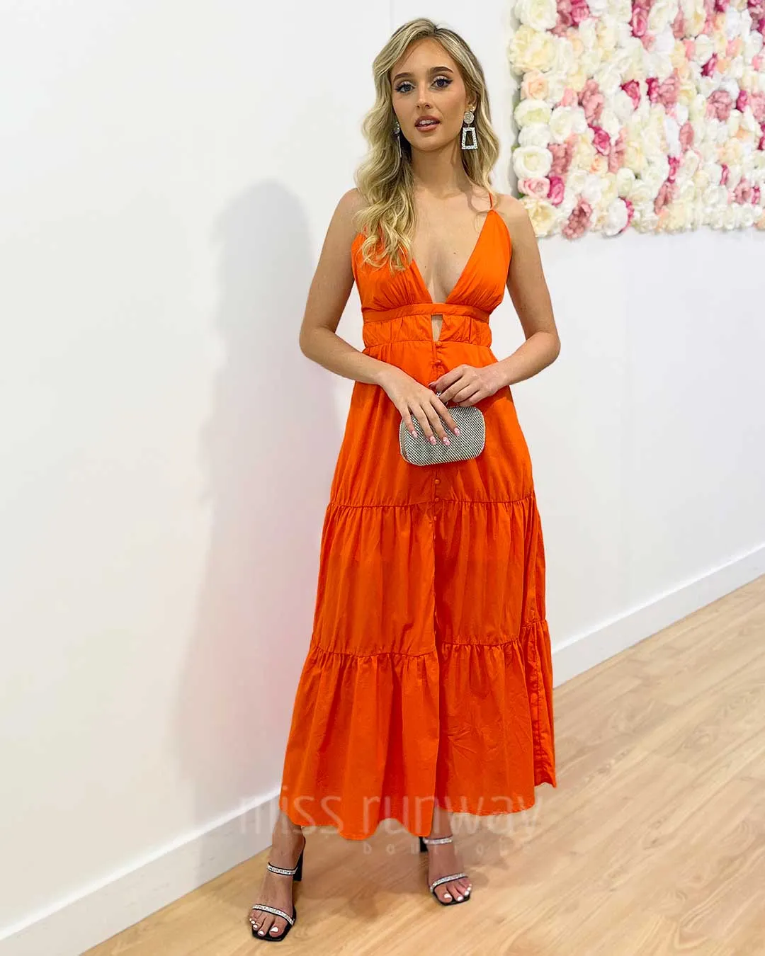 Gabby Maxi Dress - Orange