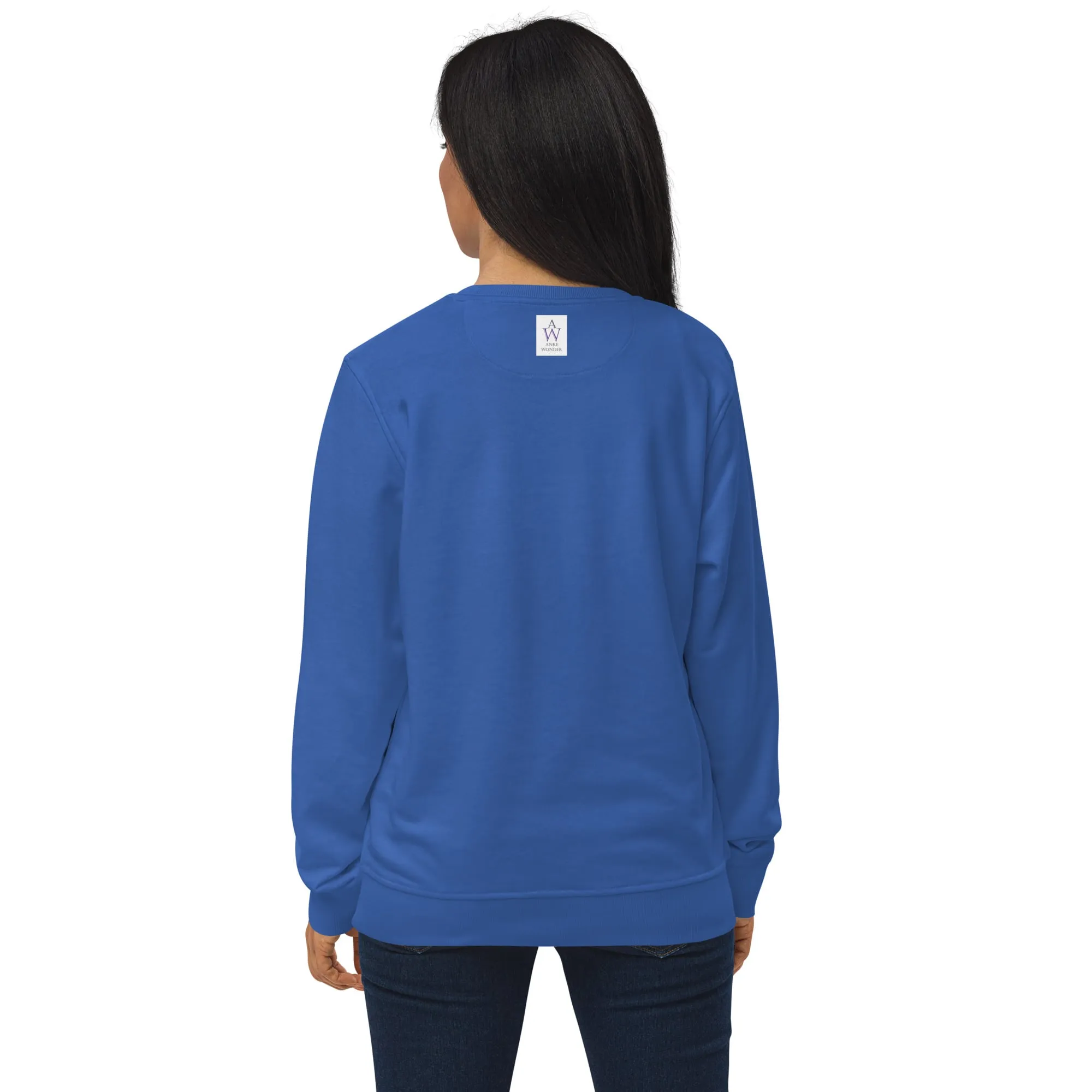 Hedgehog Hugs Organic Cotton Women Sweatshirt (Green, Blue, Brown)
