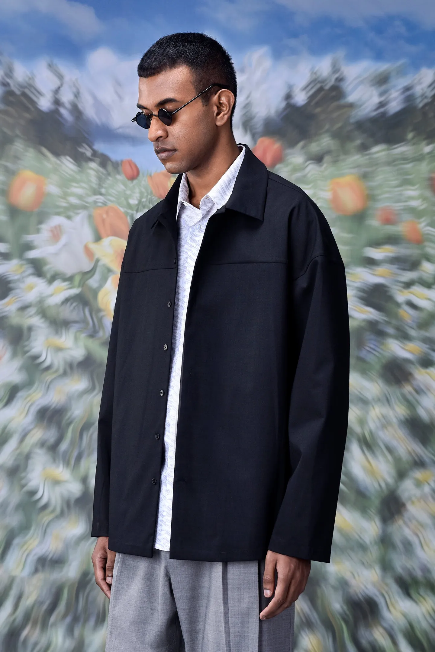 Mad Hatter Oversized Shacket