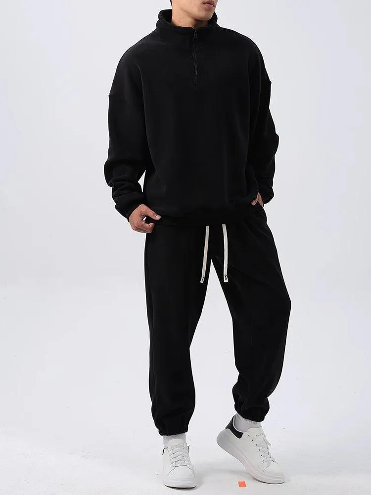 Men’s Fleece Sports Suit – Wide Loose Set