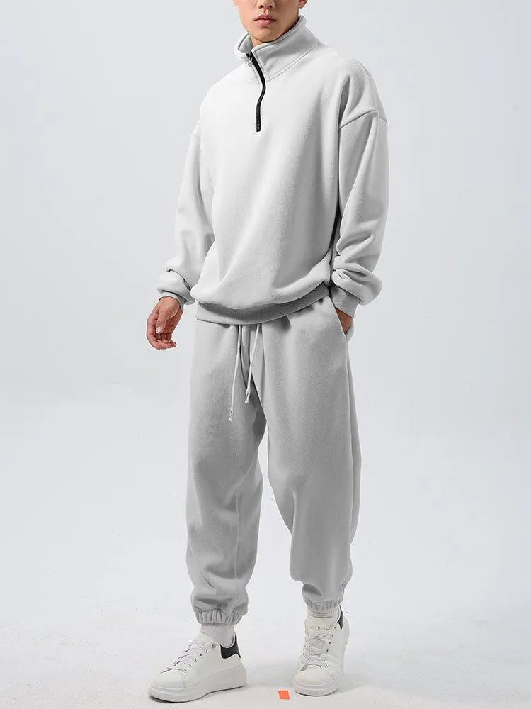 Men’s Fleece Sports Suit – Wide Loose Set