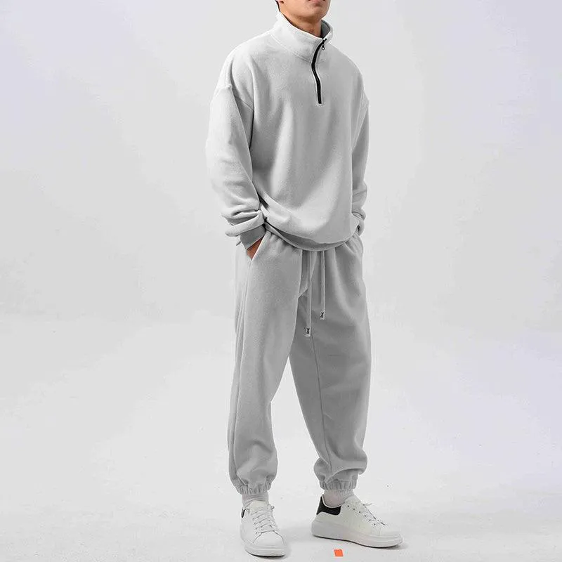 Men’s Fleece Sports Suit – Wide Loose Set