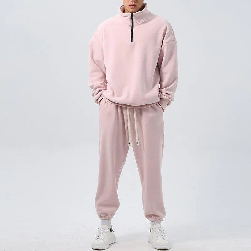Men’s Fleece Sports Suit – Wide Loose Set