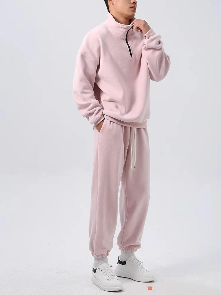 Men’s Fleece Sports Suit – Wide Loose Set