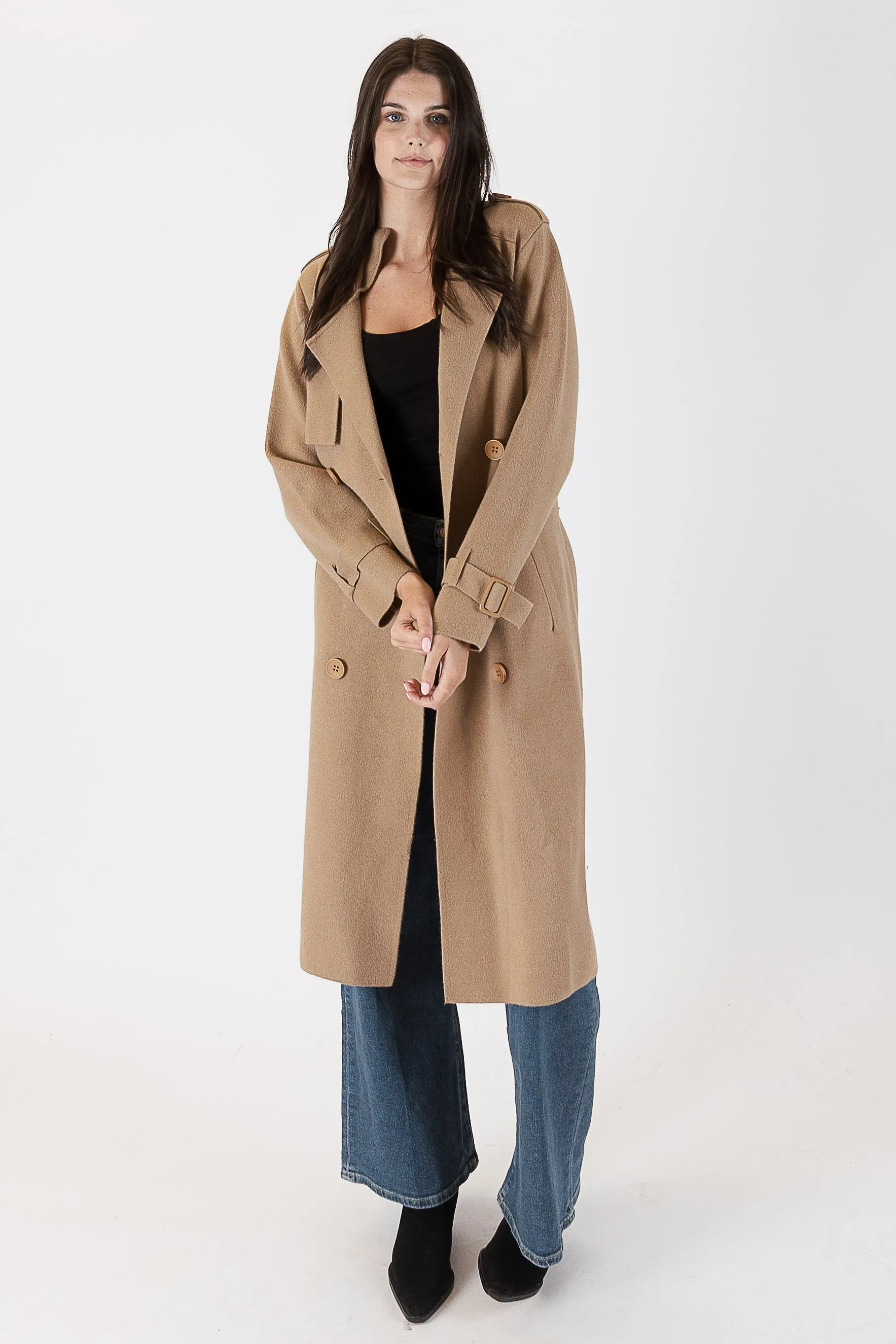 Preston Trench Coat - Camel