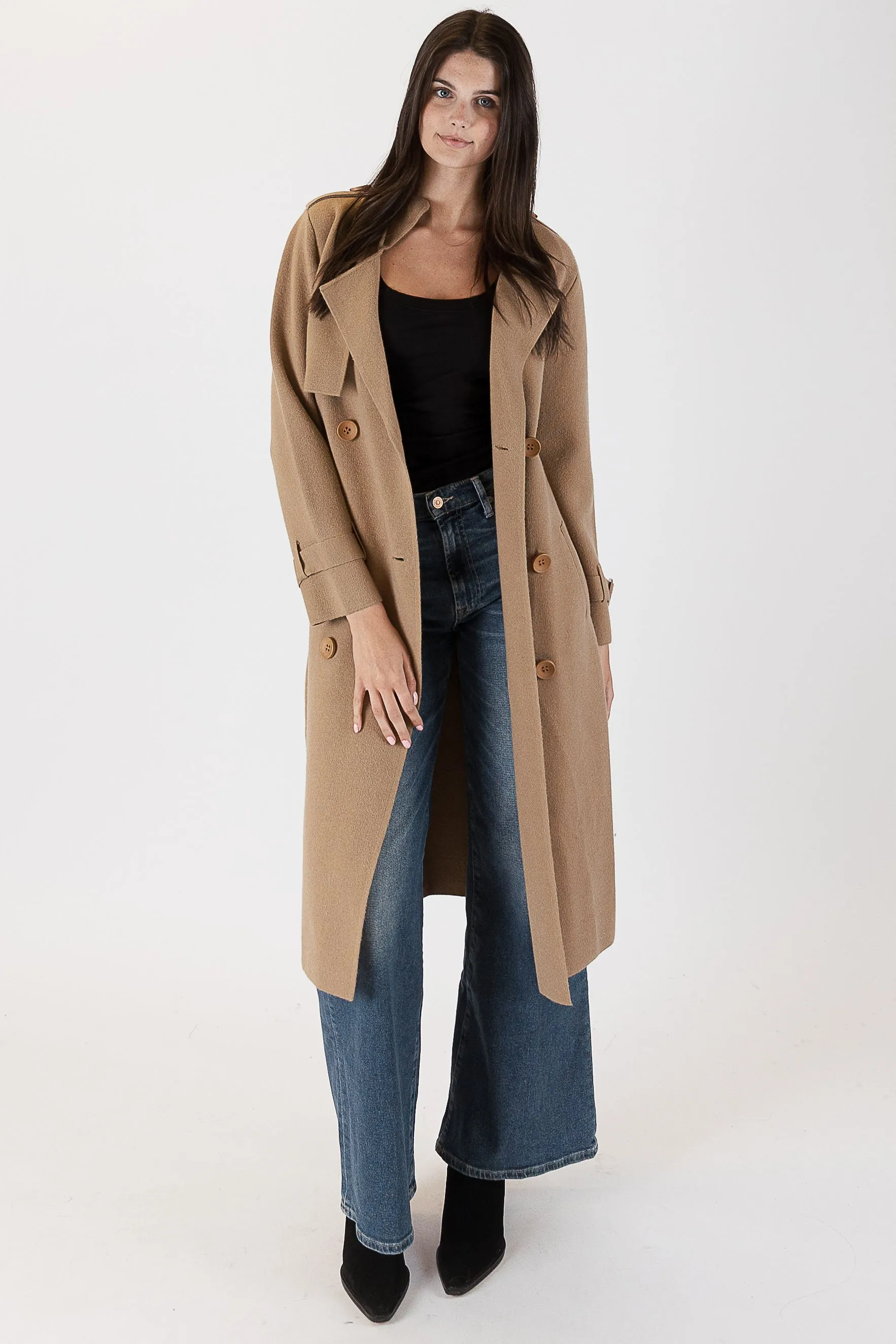 Preston Trench Coat - Camel
