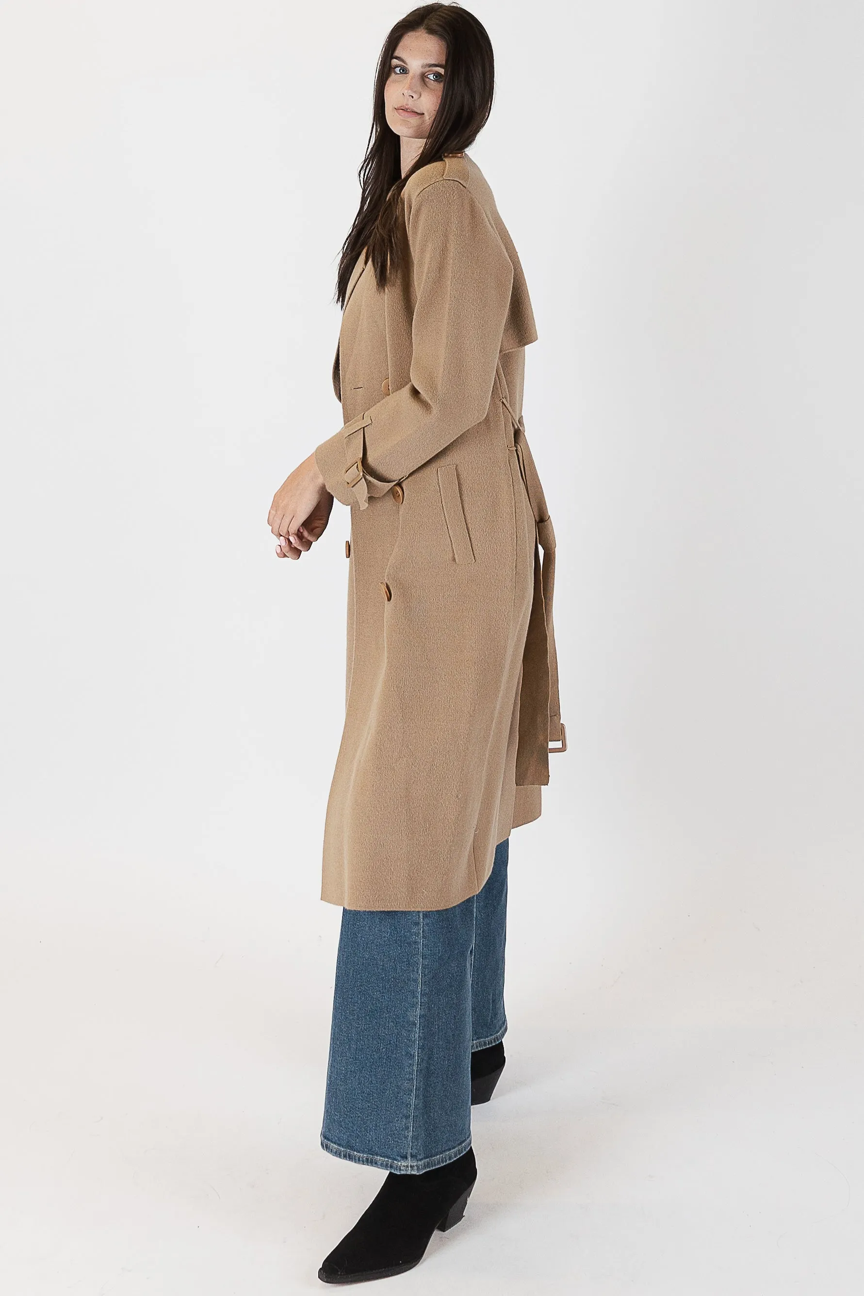 Preston Trench Coat - Camel