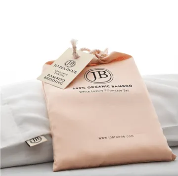 Set of Two Oraganic Luxury Bamboo Pillowcase by Jo Browne