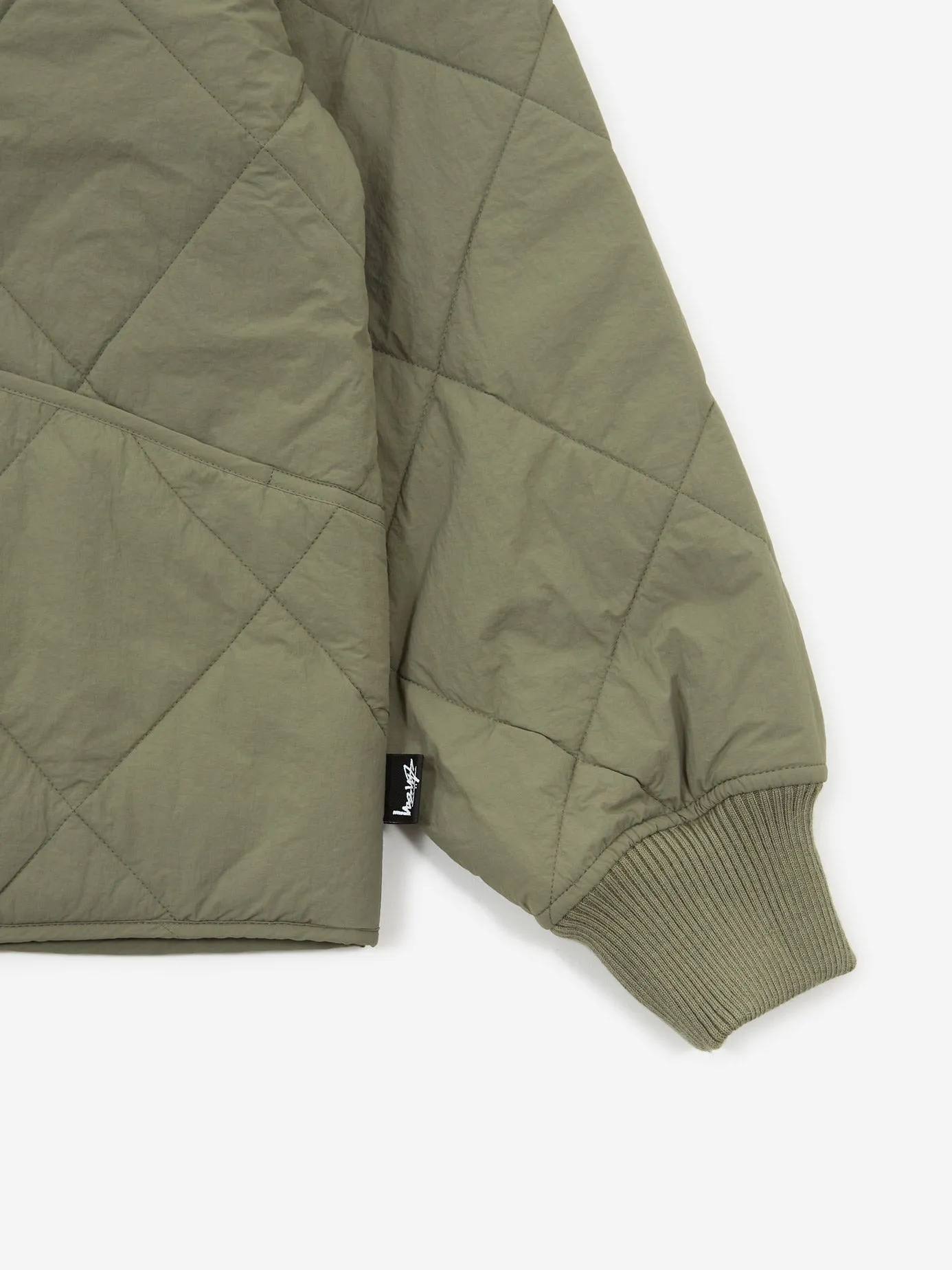 Stussy Dice Quilted Liner Jacket - Olive