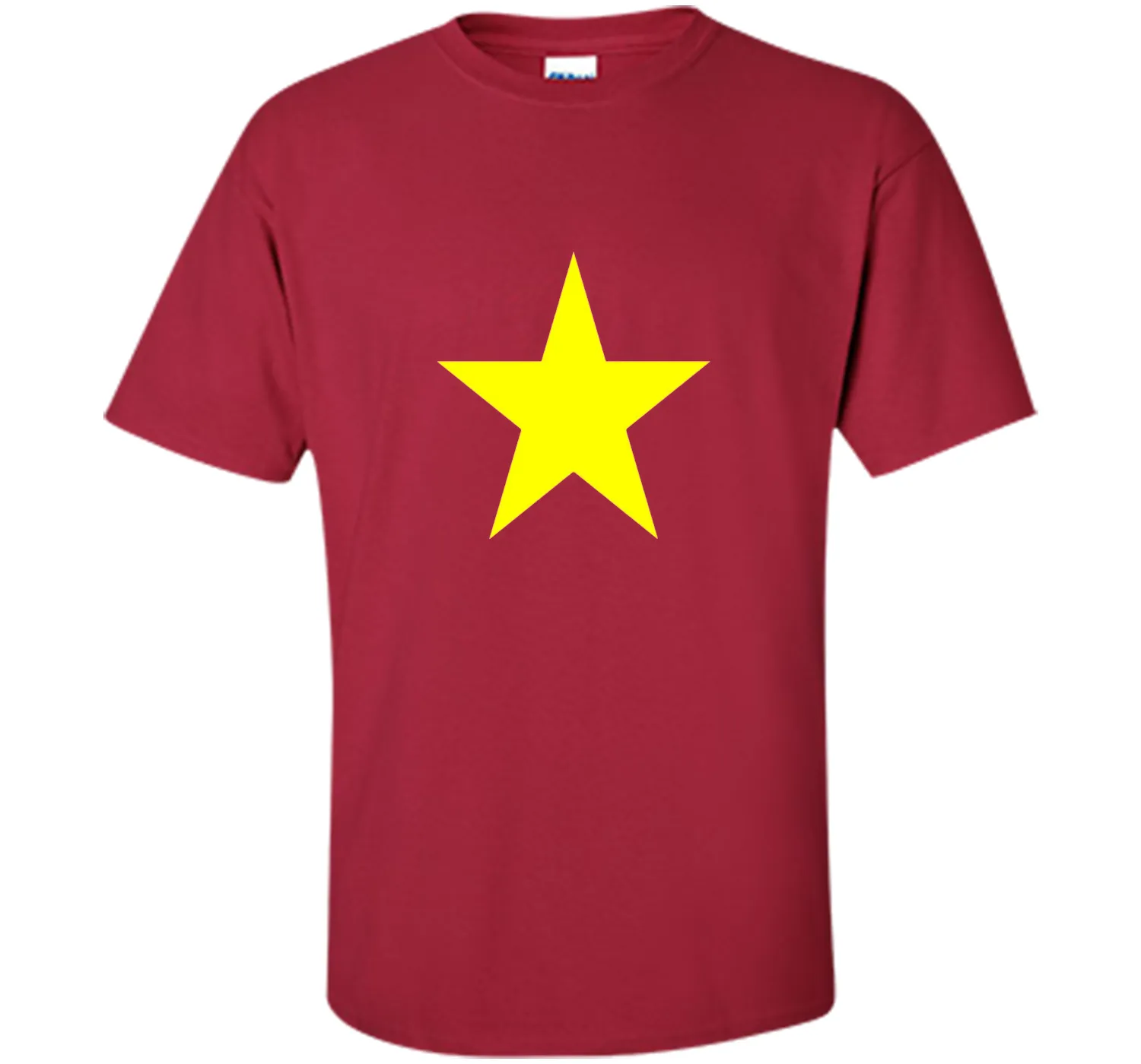 Vietnam Shirt - Vietnam Flag Yellow Star T-Shirt Super Hero