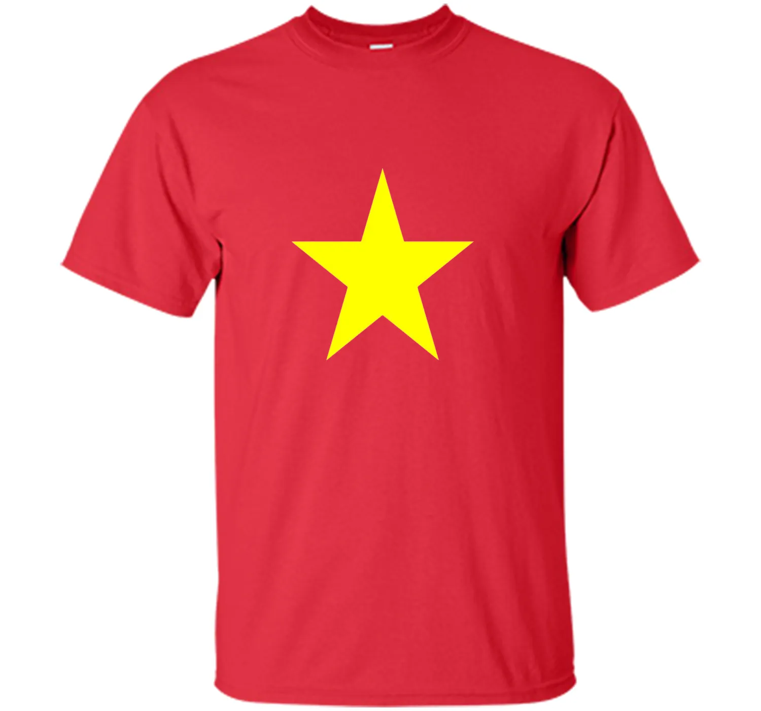 Vietnam Shirt - Vietnam Flag Yellow Star T-Shirt Super Hero